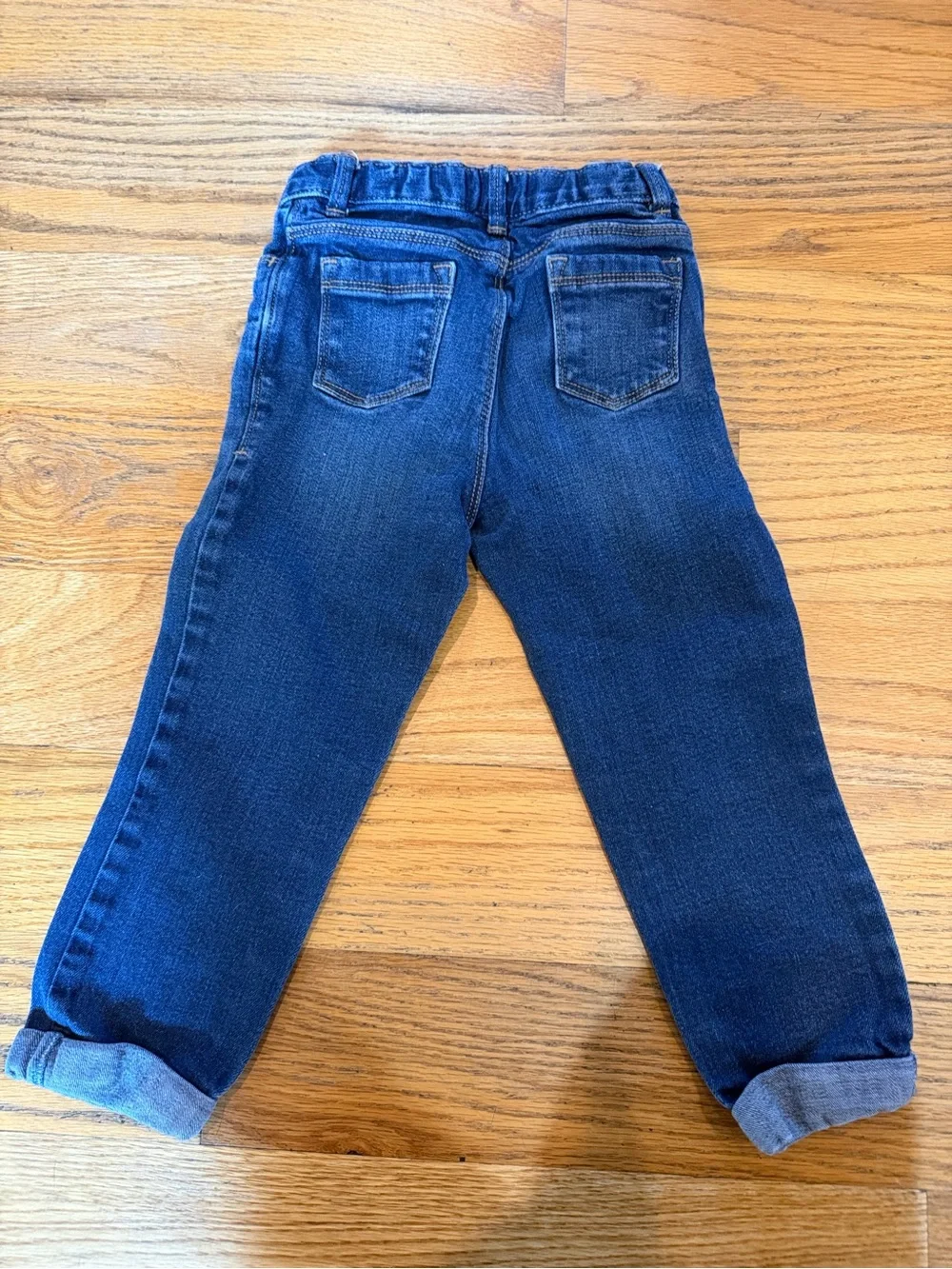 Old Navy Navy Blue Girls' Jeans with Heart Accents boyfriend style size 4